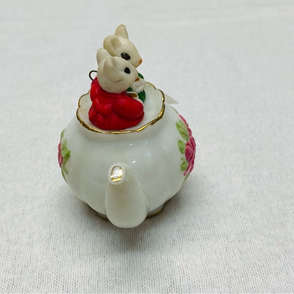 Hallmark Keepsake Mother Daughter Mice Teapot Ornament 3 inch Christmas Holiday - Picture 5 of 13